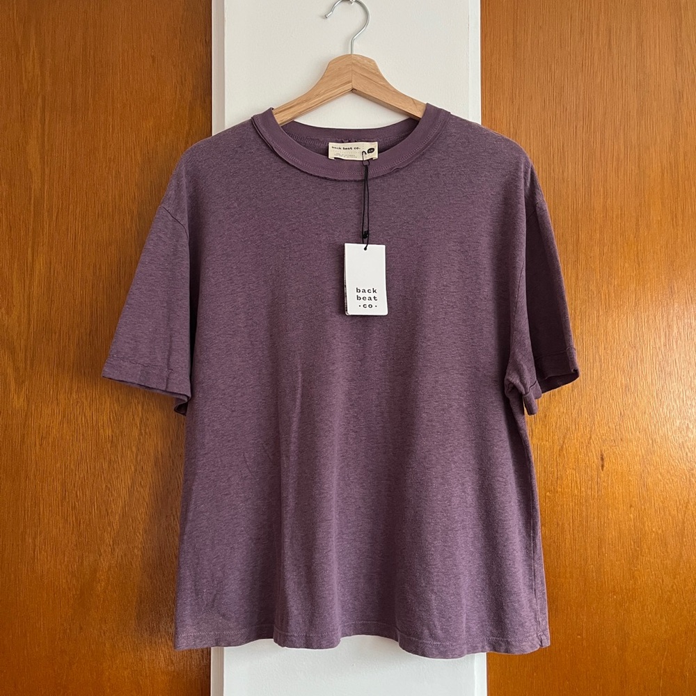 Back Beat Co. Plum Tee